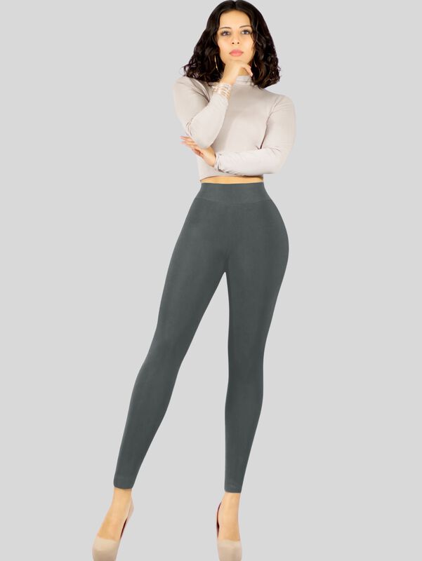 Legging De Mujer Jegging Lic-0143 Color Gris Os... image number null