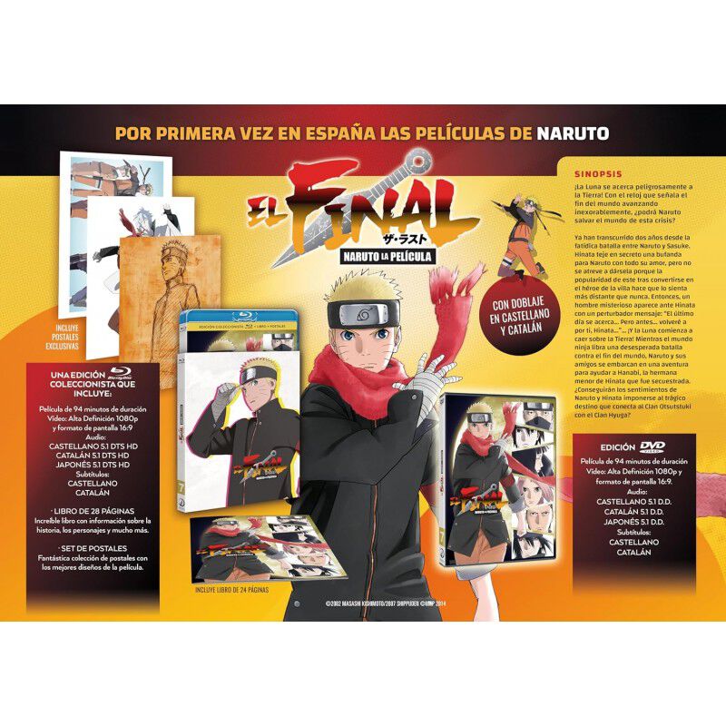 Naruto La Pel&iacute;cula 10: El Final [blu-ray] (2014... image number null