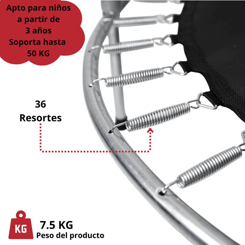 Trampol&iacute;n Infantil Brincol&iacute;n 140 Cm 55 Pulgadas... image number null
