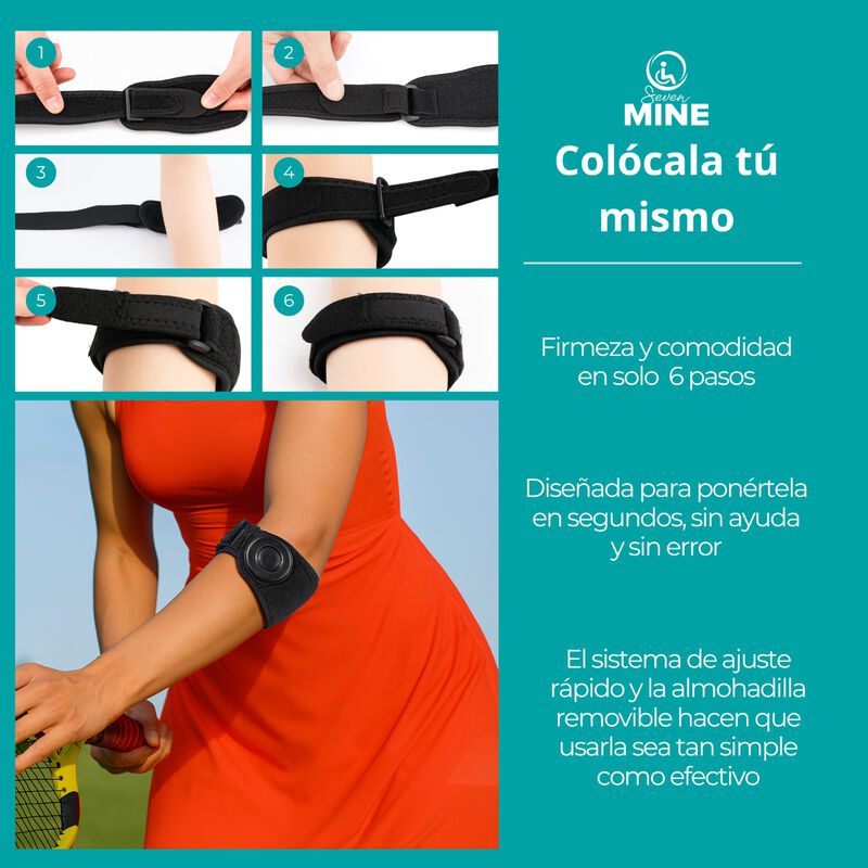 Codera Deportiva Doble Almohadilla Epicondiliti... image number null