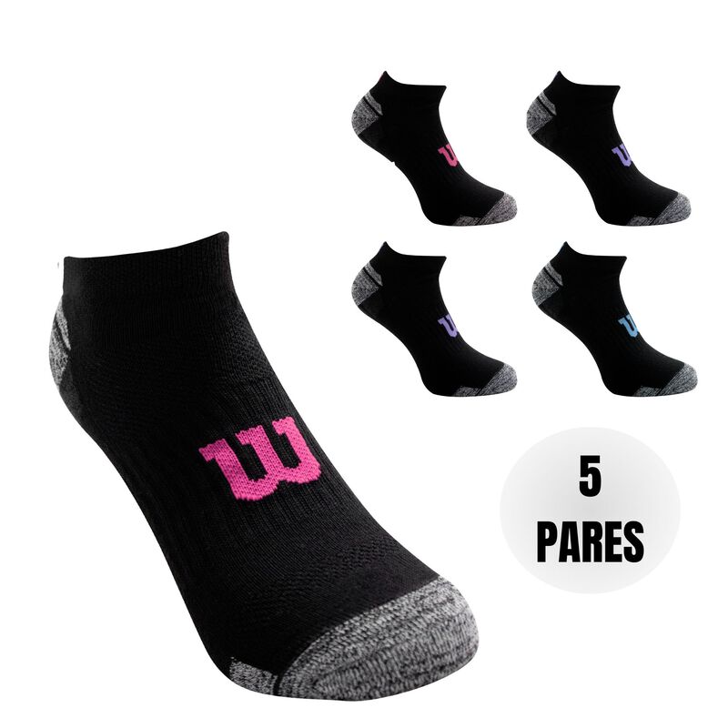 Wilson 5 Pares de Tines cortos para Mujer, Colo... image number null