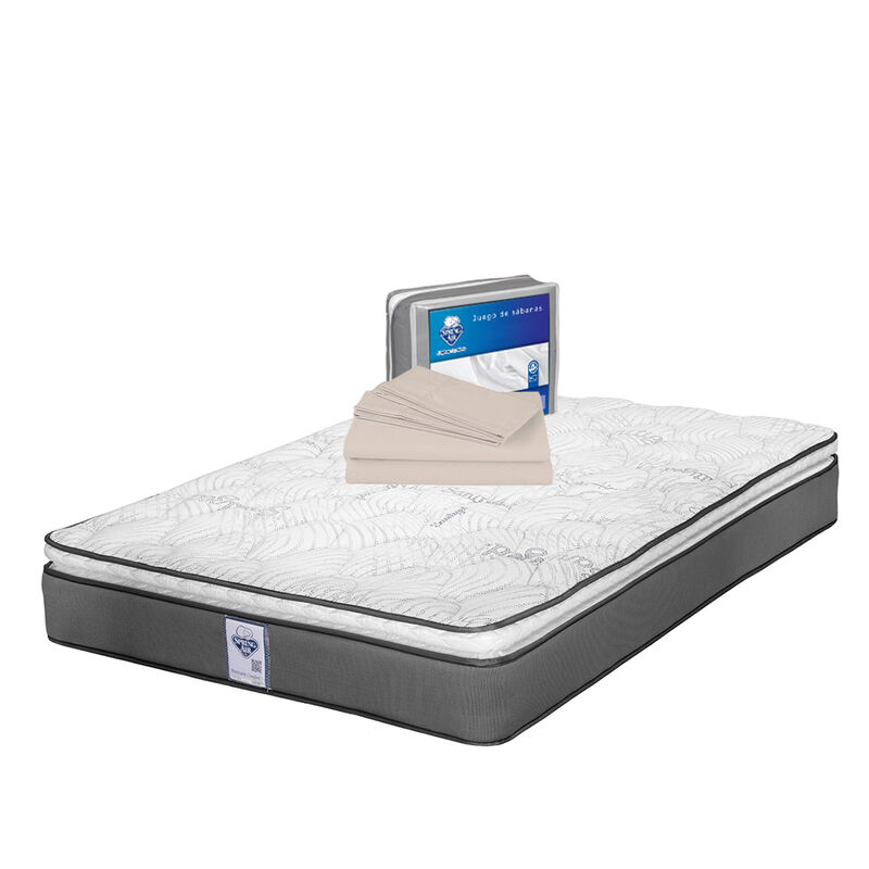 Colch&oacute;n Matrimonial Prestige + 1 juego de S&aacute;ban... image number null