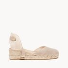 Alpargata Romero Cu&ntilde;a Baja Ante Piedra