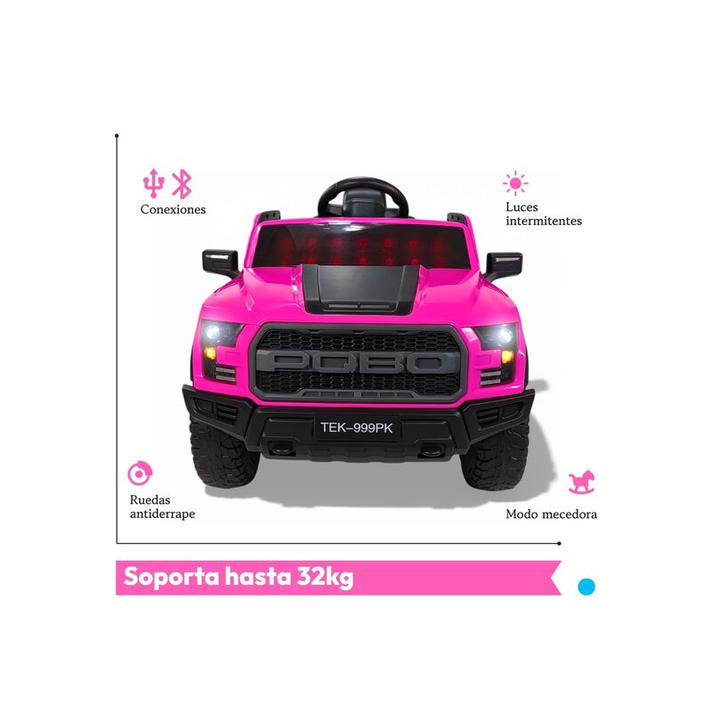Camioneta Pickup Montable El&eacute;ctrica 12v Para Ni... image number null