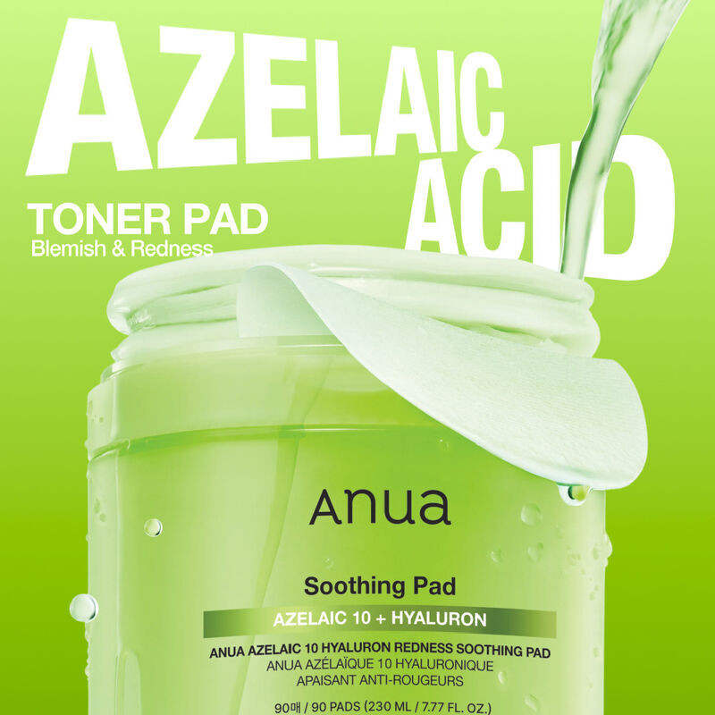 Anua Azelaic 10 Hyaluron Redness Soothing Pad 2... image number null