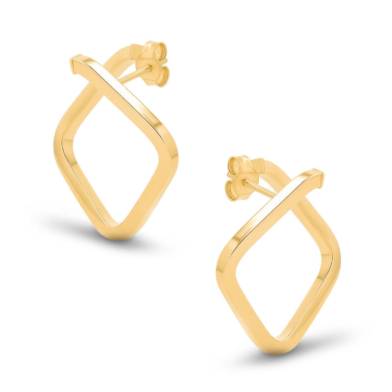 Aretes De Oro Amarillo 14k Rl55-aa image number null