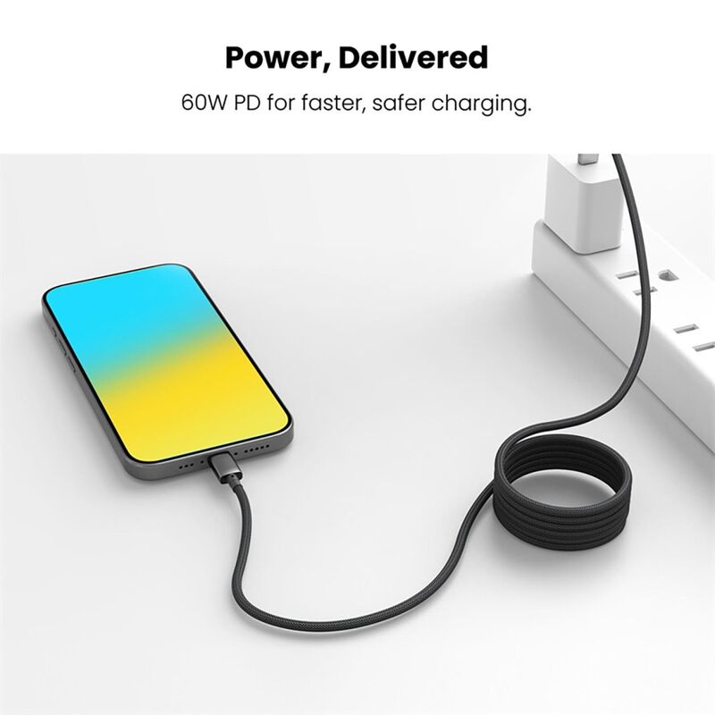 Cable Datos Mybat Rebobinado Magn&eacute;tico Usb-c A ... image number null