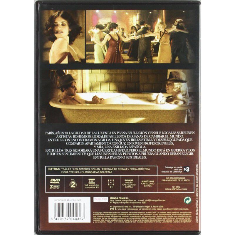 Juegos De Mujer [dvd] 2004 Head In The Clouds image number null