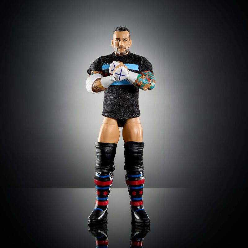 Figura De Acci&oacute;n Mattel Wwe Elite Cm Punk Serie... image number null