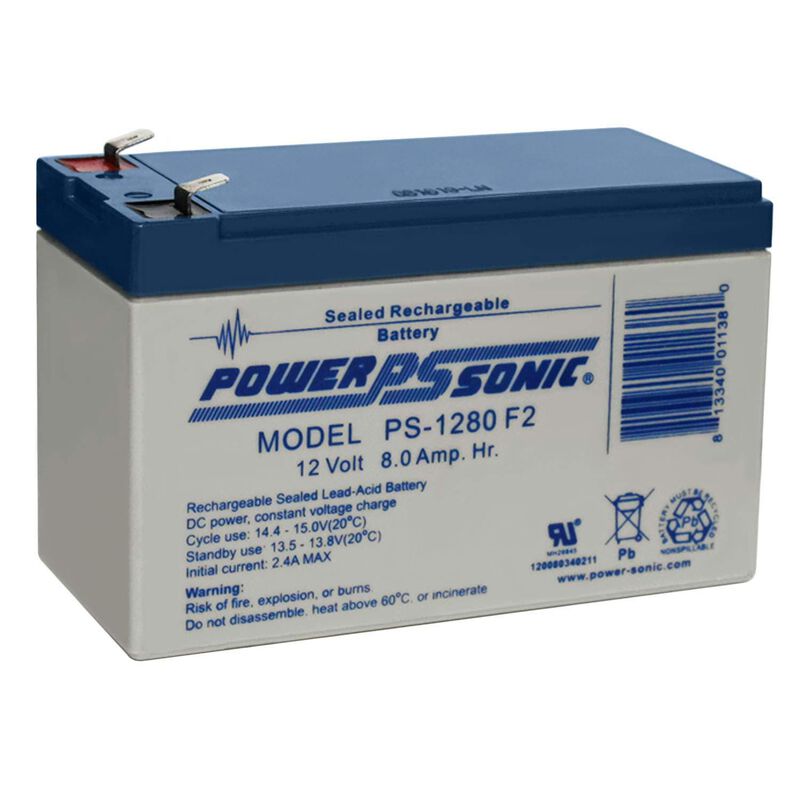 Bateria De Respaldo Power Sonic Ps1280 12v 8ah ... image number null