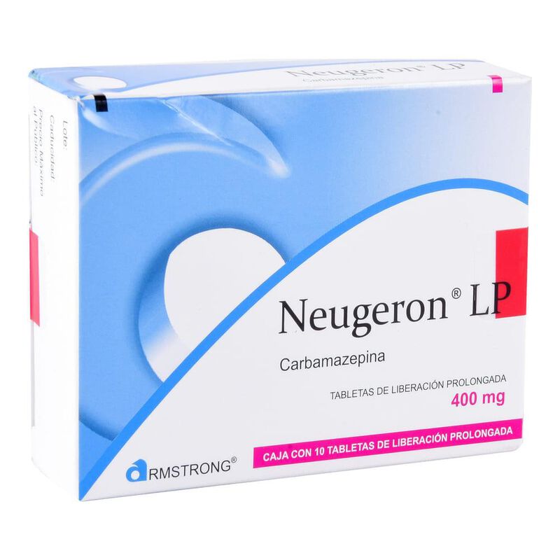 Neugeron Lp 400mg Caja con 10 tabletas de liber... image number null