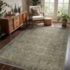 Alfombra De &Aacute;rea Bavni 244 cm X 152 cm Lavable Antideslizante Verde