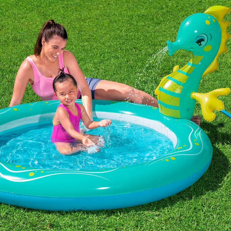 Alberca Inflable Decorada Caballito de Mar 1 Mo... image number null