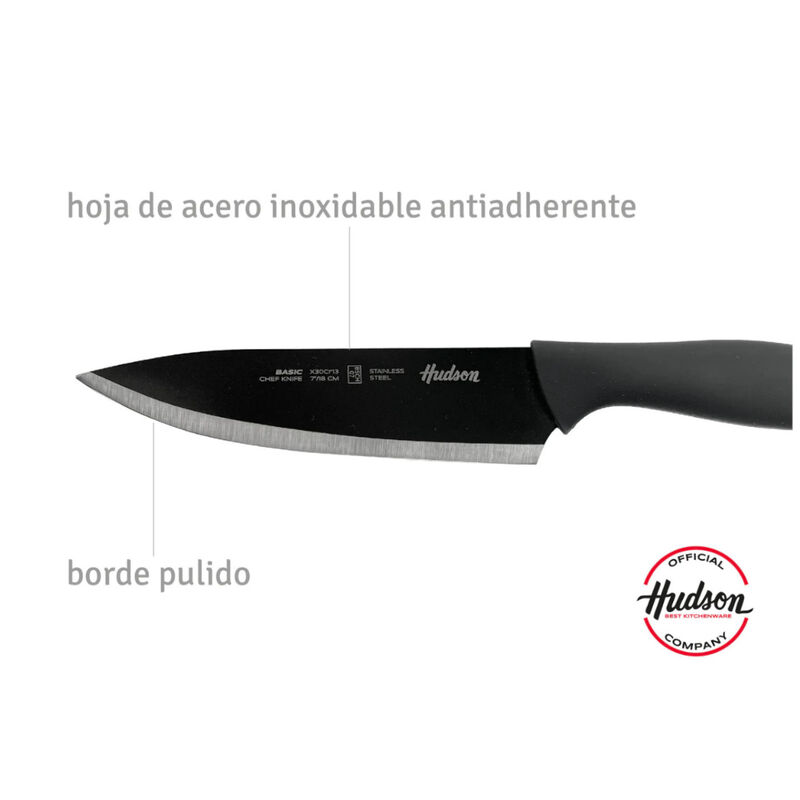 Combo Hudson: Set 4 Cuchillos Antiadherentes + ... image number null