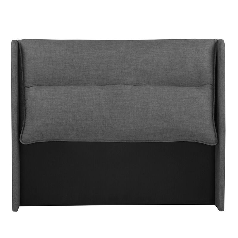 Cabecera Queen Size Dicasa Becca Gris Oscuro image number null