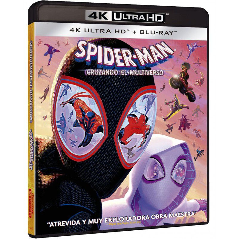 Spider-man: Cruzando El Multiverso [4k Uhd, Blu... image number null