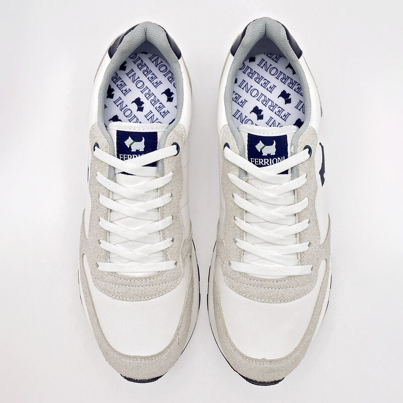 Ferrioni Tenis urbano para hombre. Gris blanco ... image number null