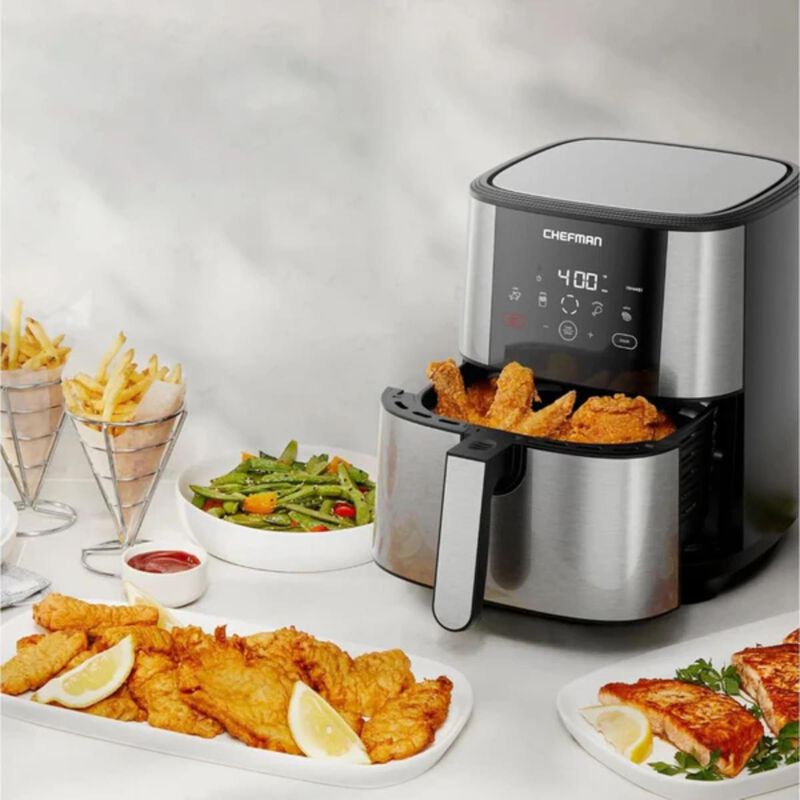 Freidora De Aire Chefman Turbofry 4.7 Litros Gr... image number null