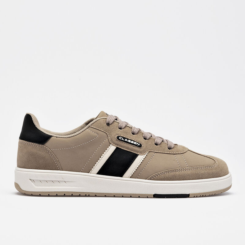 Clasben tenis para hombre beige negro cod 14118... image number null
