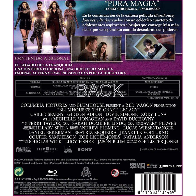J&oacute;venes Y Brujas [blu-ray] (1996) The Craft image number null