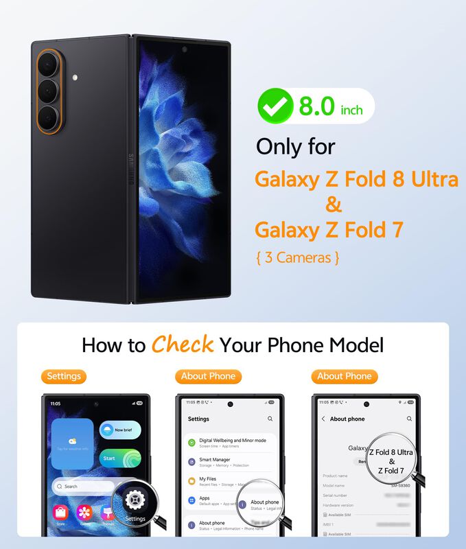 Funda Para Tel&eacute;fono Fntcase Galaxy Z Fold 8/7 M... image number null