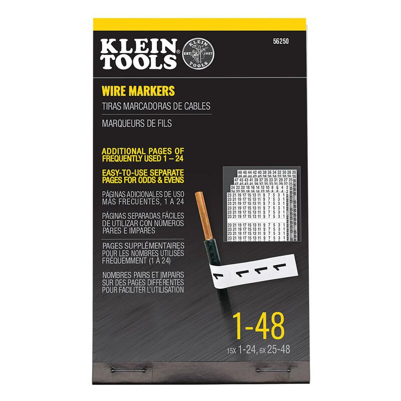 Wire Marker Book Klein Tools 56250 - Gesti&oacute;n De... image number null