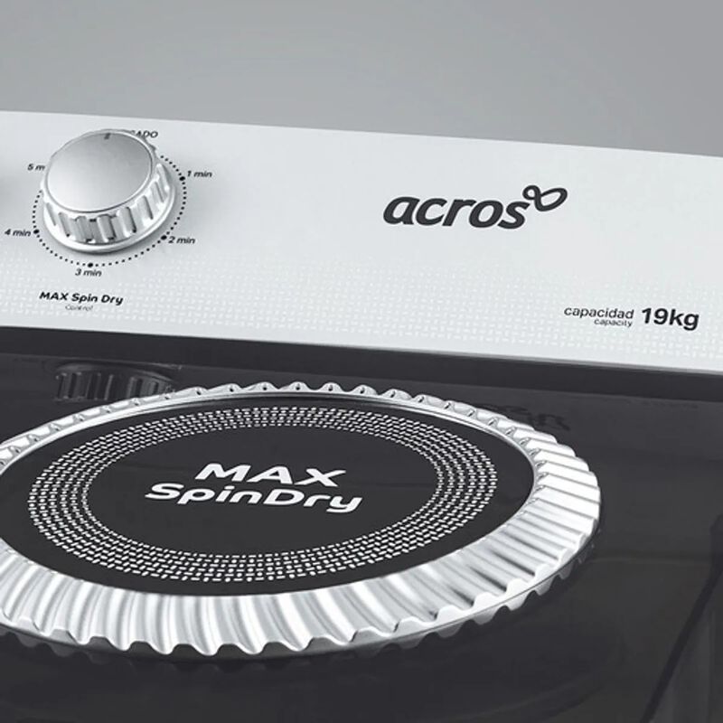 Lavadora Dos Tinas Acros Blanco 19 kg image number null