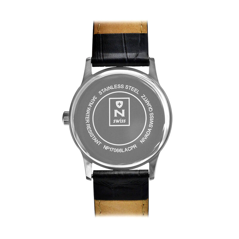 Reloj Nivada Executive Dama Acero/Piel Blanco A... image number null