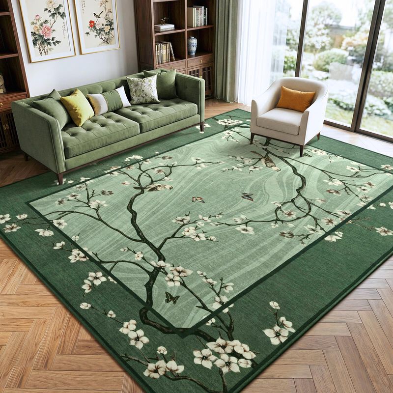 Alfombra Opreine 183x274 cm Verde Con Estampado... image number null