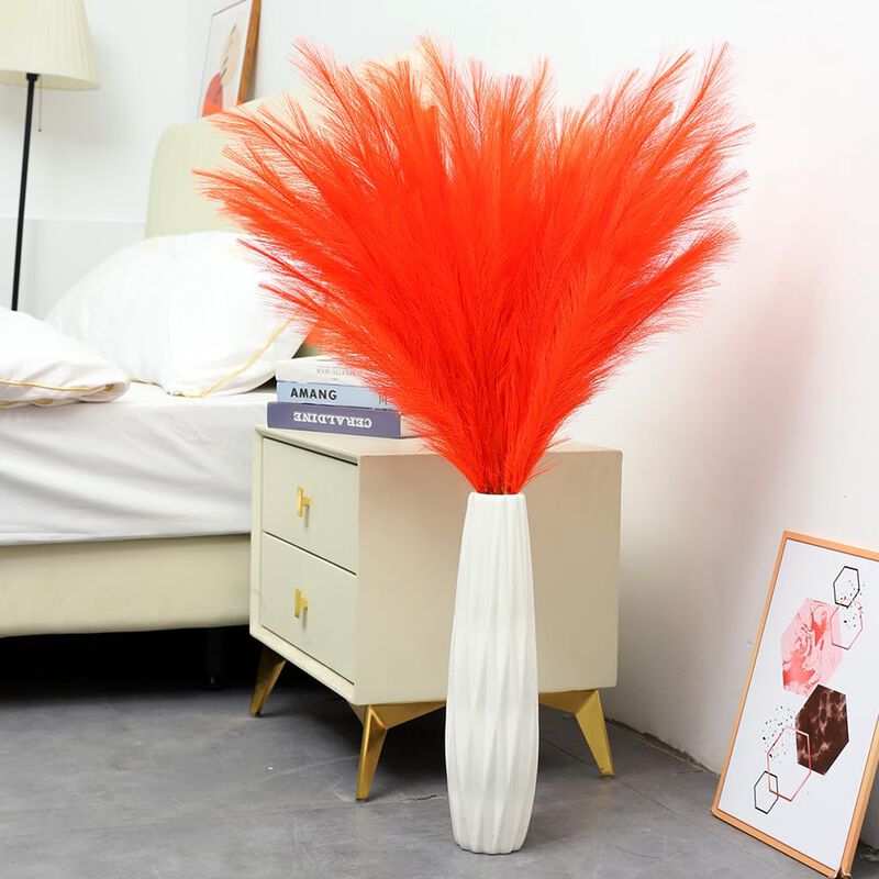 Pasto De Pampas Wttisel 110 cm Naranja &ndash; 8 Unid... image number null