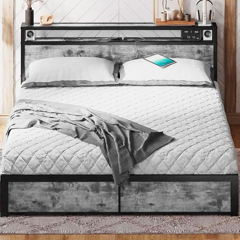Base de Cama Queen con Iluminaci&oacute;n Ajustable co... image number null