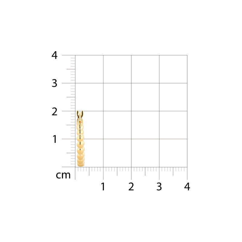 Arracadas De Oro Amarillo 10K (10Mm Aprox) image number null