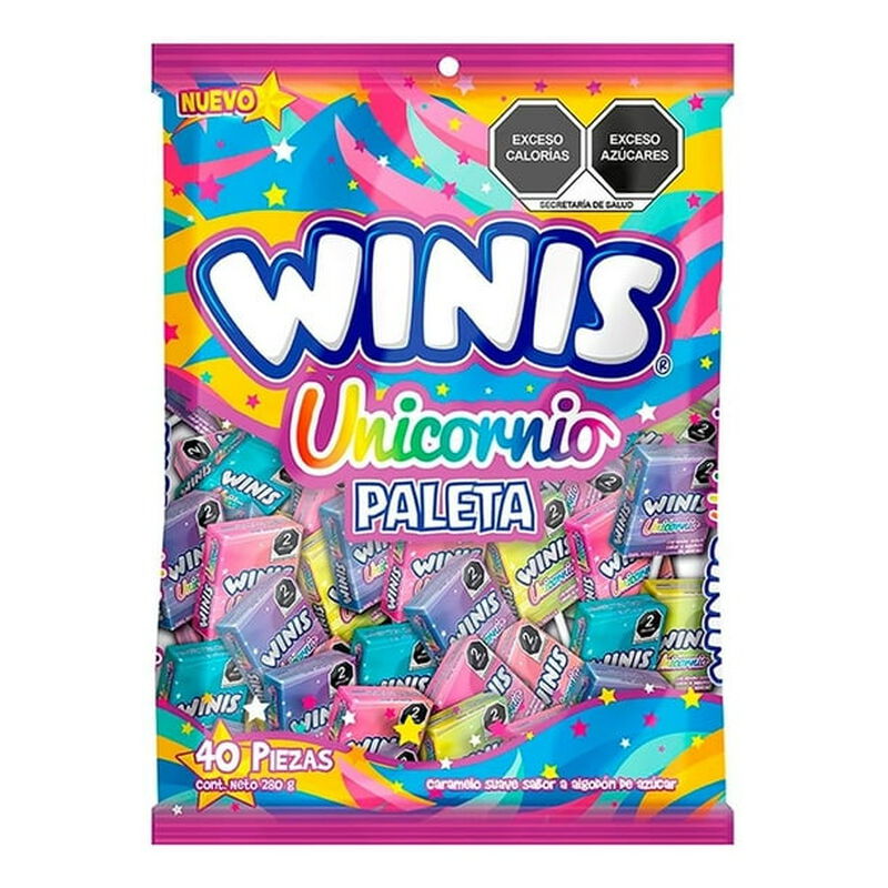 Paletas Winis Unicornio 280 G image number null