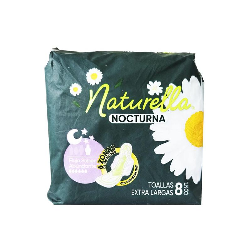 Naturella Nocturna Extra Larga - 8 Toallas Sani... image number null