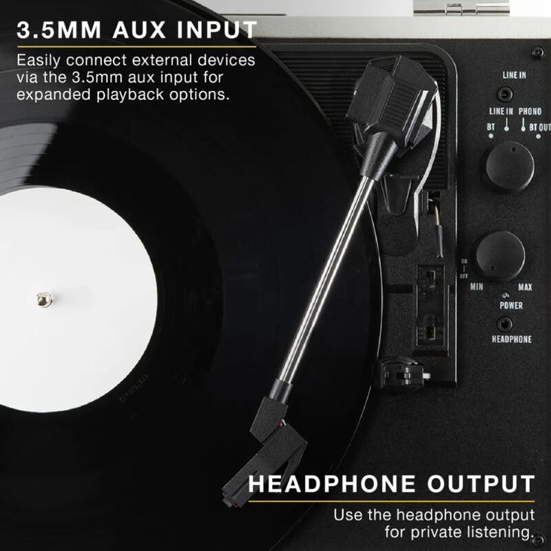 Tocadiscos Vintage Portafolio Victrola Port&aacute;til... image number null