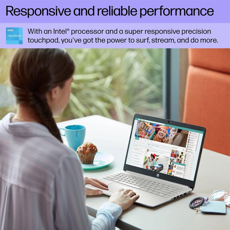 Port&aacute;til Hp Portable 14" Hd Intel Quad-core N41... image number null