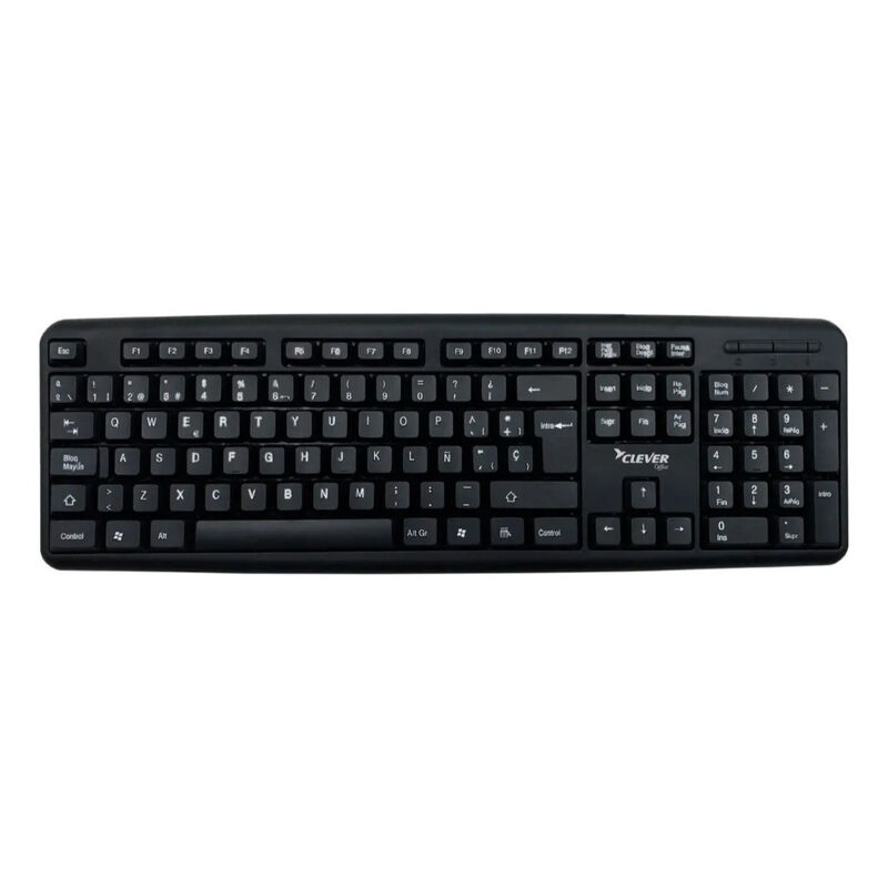 Kit Clever Ofice Teclado Y Mouse Al&aacute;mbricos 120... image number null