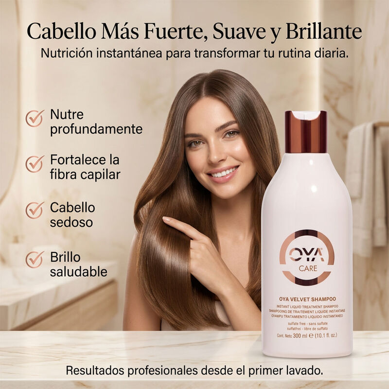 Oya Velvet Shampoo Profesional 300 Ml Sin Sulfa... image number null