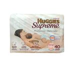 Huggies Supreme Unisex Rn C/40 Pa&ntilde;ales