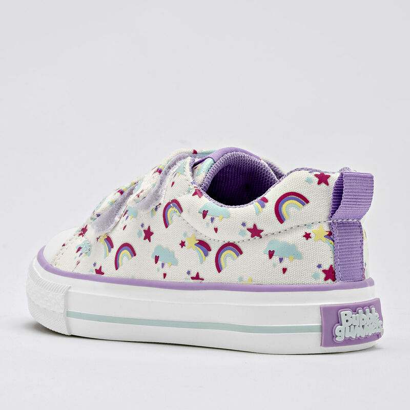 Bubble Gummers Tenis urbano para ni&ntilde;a blanco mu... image number null