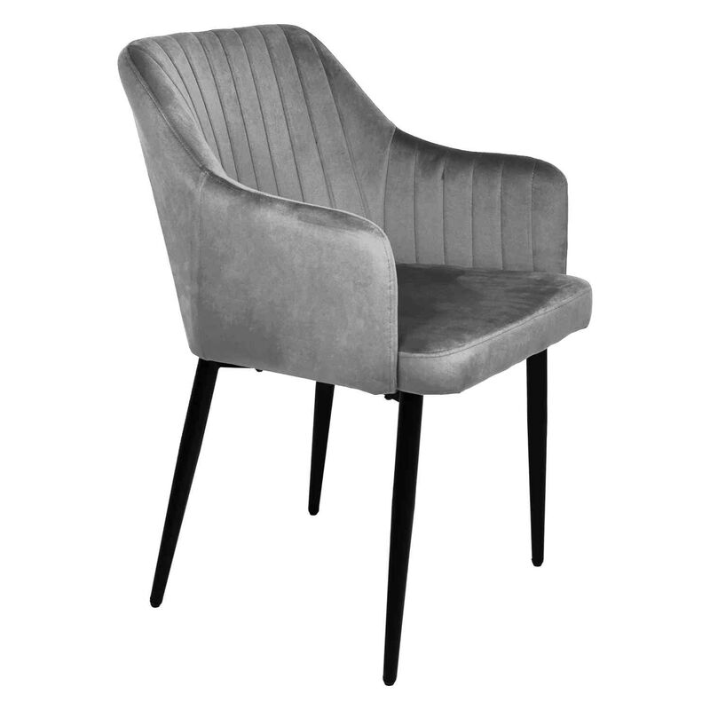Set 2 Sillas Comedor Sillones Terciopelo Acolch... image number null