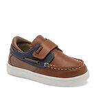 Audaz Zapato Casual De Piel Para Ni&ntilde;o Camel Marino Cod 110151-1