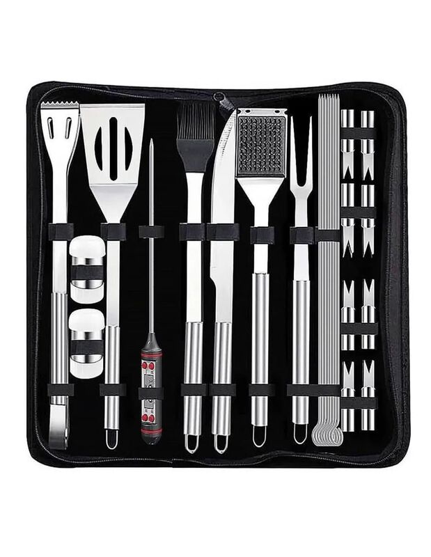 Set utensilios para asar Casa BIU de acero inox... image number null