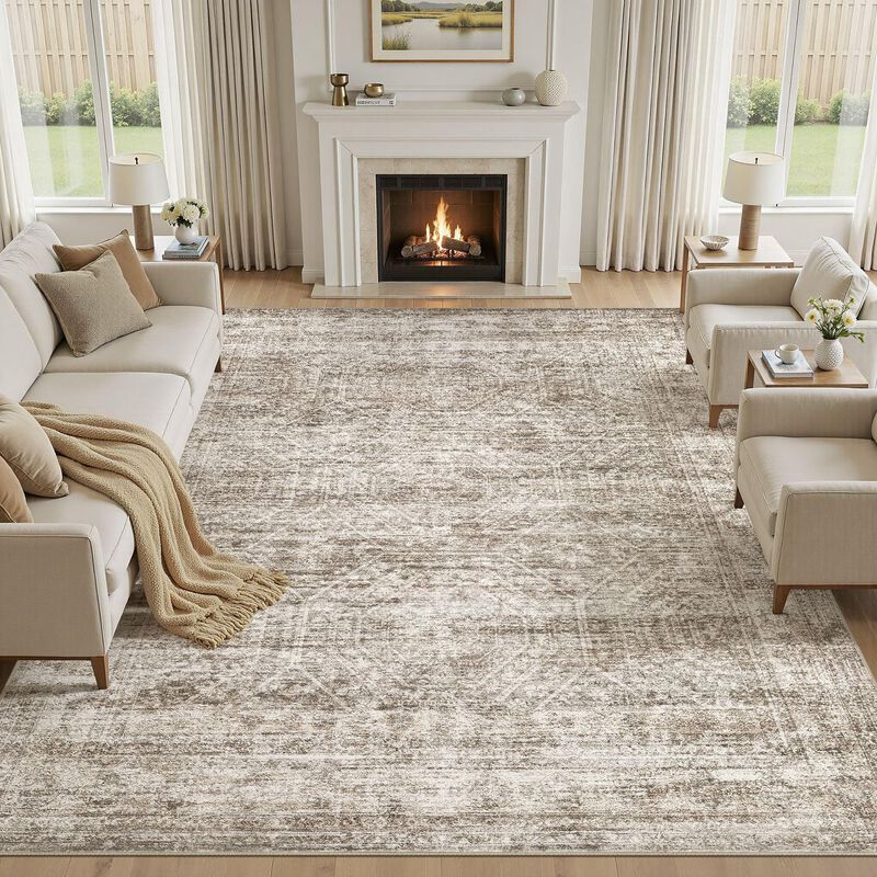 Alfombra De &Aacute;rea Cotiled 244x152 cm Con Dise&ntilde;o ... image number null