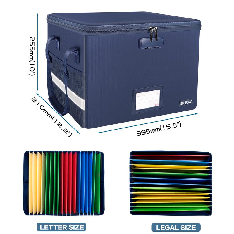 Caja De Archivos Engpow 39x31x25 Cm Ign&iacute;fuga Pl... image number null