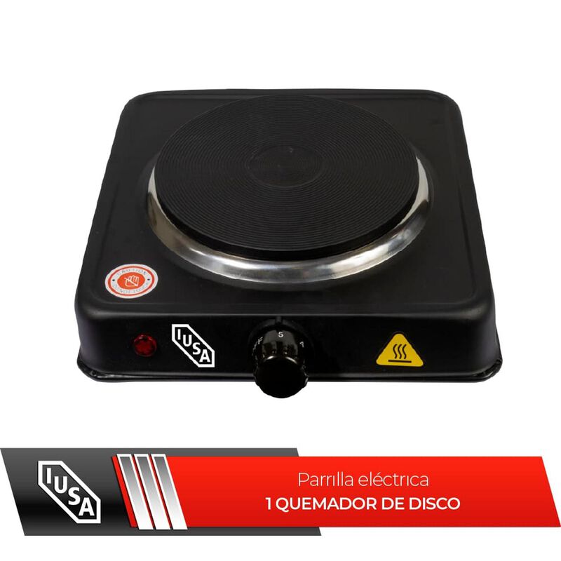 Parrilla El&eacute;ctrica, 1 Quemador De Disco, 1000 W... image number null