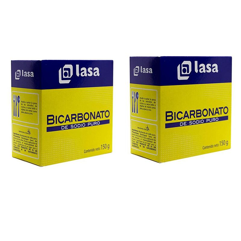 Bicarbonato De Sodio Dos Cajas Con 150 Gr C/u -... image number null