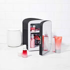 Mini Refrigerador Portátil Chefman con Puerta de Espejo 4Lt Negro