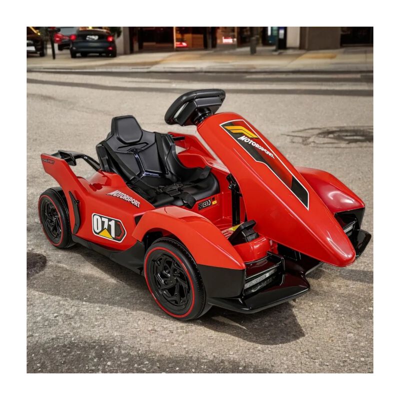 Montable Eléctrico Go Kart F1 12v Niños Luz Led... image number null