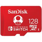 Memoria MicroSDXC Uhs-i U3 SanDisk de 128gb para Nintendo